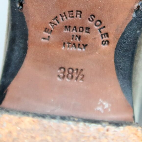 Fiorentini Baker Olive Military Green Suede Leather Heeled Ankle Boots Booties 8 - Picture 9 of 16